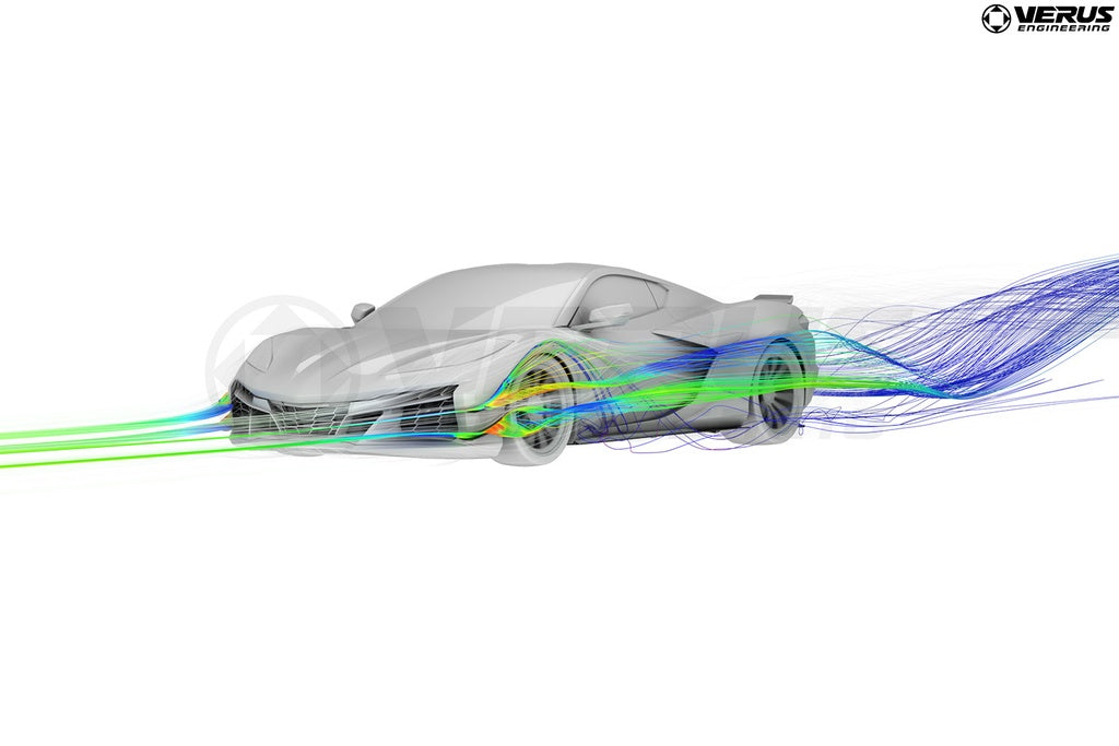 VERUS ENGINEERING(ヴェルスエンジニアリング)A0752A：シボレー・コルベットZ06（C8)：デュアルダイブプレーン（カナード）キット