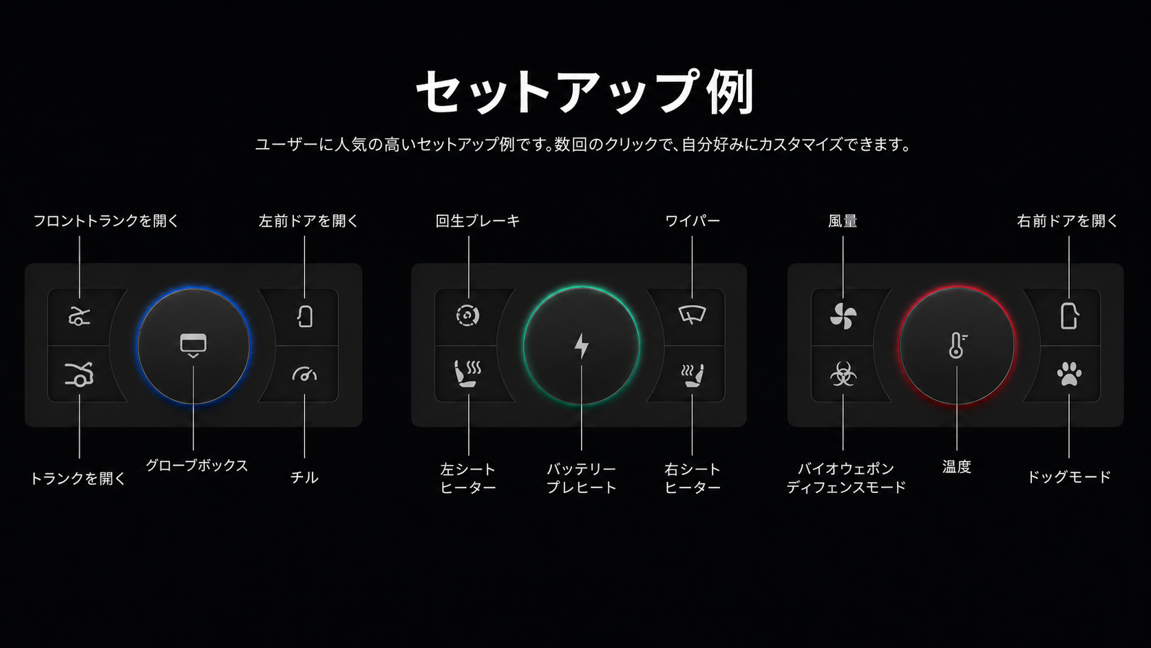 ENHANCE:テスラ用:S3XY Knob:MODEL3/MODELY/MODELYL/ハイランド ENHANCE:テスラ用:S3XY Knob:MODEL3/MODELY/MODELYL/ハイランド