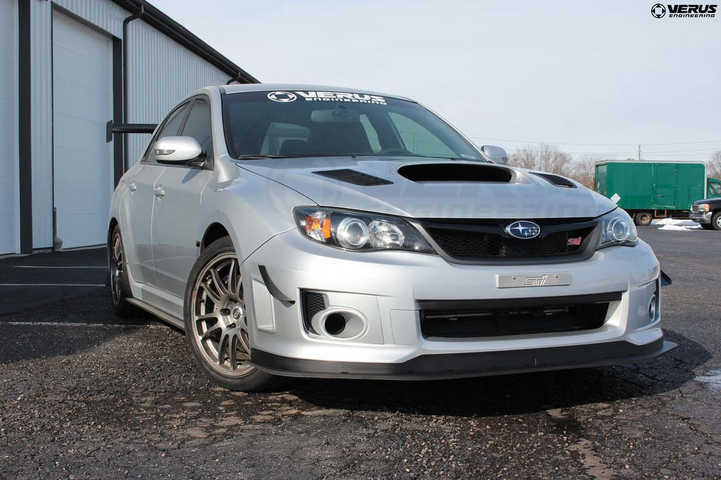 VERUS ENGINEERING(ヴェルスエンジニアリング)A0206A：SUBARU WRX(GRB/GVB)：1ピースフロントスプリッター