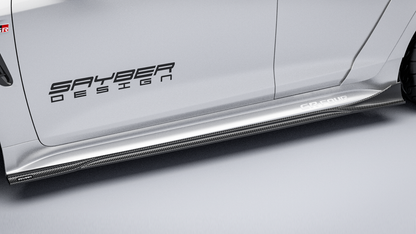 SAYBER DESIGN GRカローラ Carbon Side Skirts：カーボンサイドスカート
