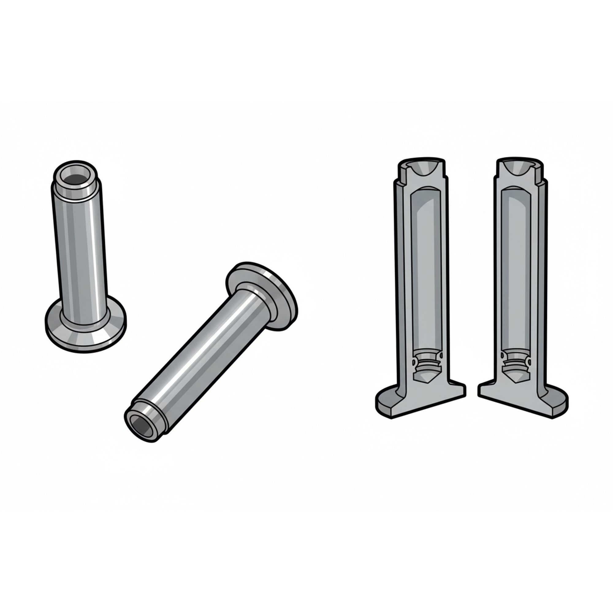 亀有エンジンワークス：KAMEARI ENGINE WORKS - A型 中空バルブ