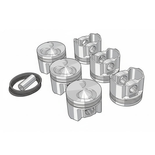 亀有エンジンワークス - L型エンジンチューニングパーツ - L20改 2.7鍛造レース用ピストンピンハイト29