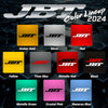 ■JBTブレーキキャリパー8POT（Z8）+2ピース380mmスリットローター＋ブラケット＋パッド＋ブレーキホース：フロントフルセット：全10色