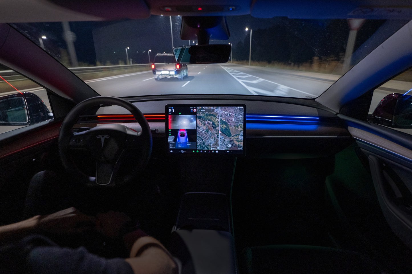 ENHANCE：テスラ用：S3XY STRIP：MODEL 3/MODEL Y
