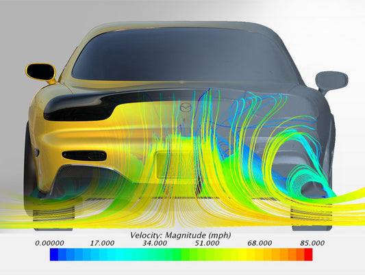 PROTOKRAFT – GTリアディフューザー：ドライカーボン製：FD3S MAZDA RX‑7（1993–2002）