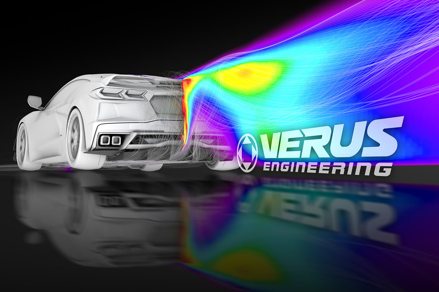 VERUS ENGINEERING(ヴェルスエンジニアリング)A0291A：シボレー・コルベットスティングレー（C8)：リアディフューザー