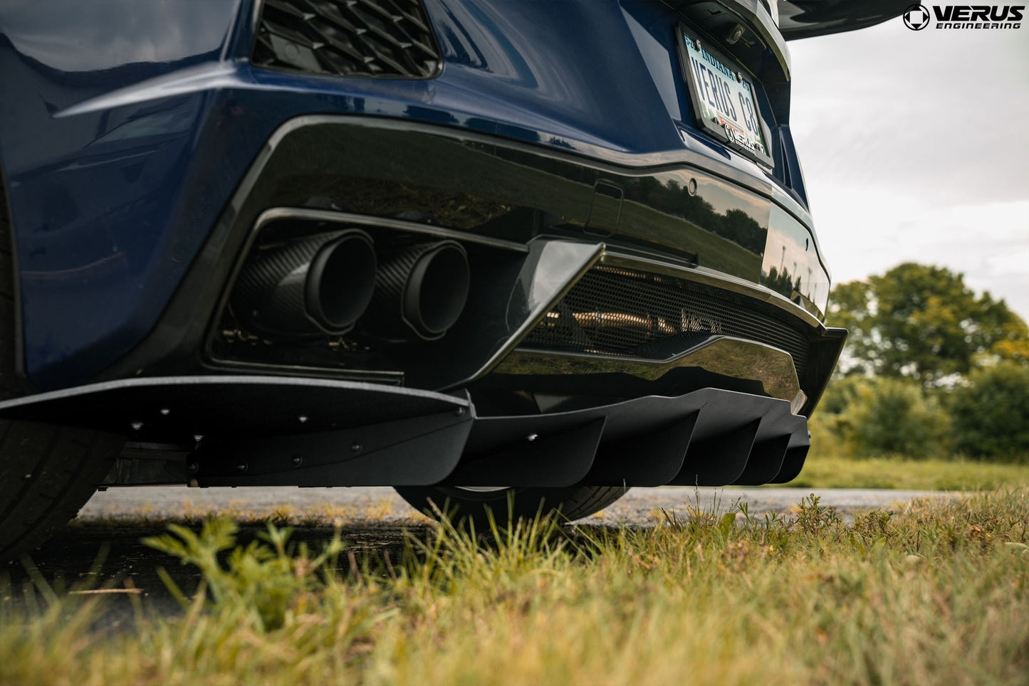 VERUS ENGINEERING(ヴェルスエンジニアリング)A0291A：シボレー・コルベットスティングレー（C8)：リアディフューザー