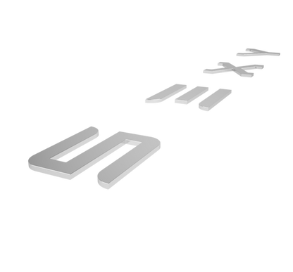 ENHANCE：テスラ用：S3XY Logo［Embossed Decal］