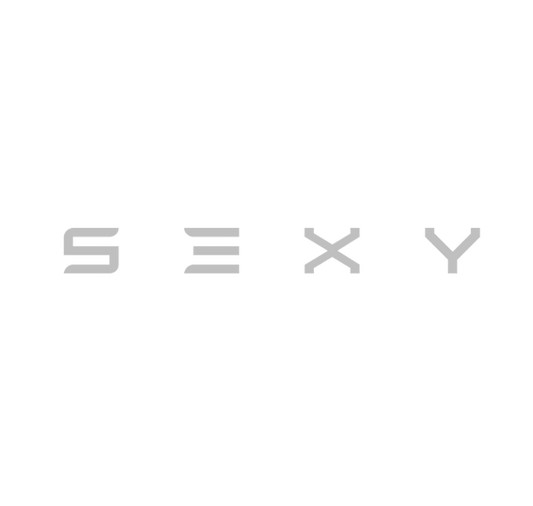 ENHANCE：テスラ用：S3XY Logo［Embossed Decal］