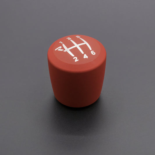 RACESENG レースセングシフトノブ アシコ（ビッグボアモデル）：レッドテクスチャ：GATE1エングレービング