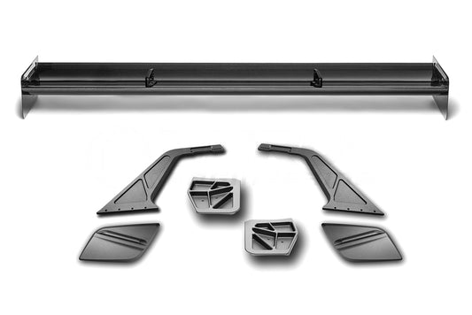 VERUS ENGINEERING(ヴェルスエンジニアリング)A0733A：シボレー・コルベットスティングレー（C8)：スワンネックV1Xリアウイングキット