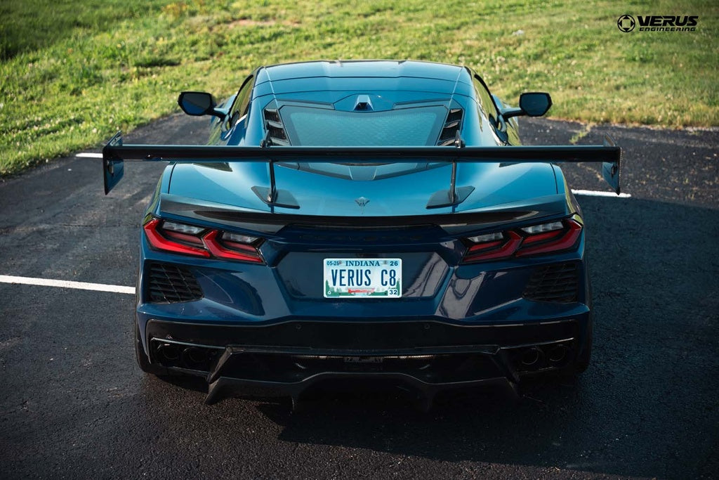 VERUS ENGINEERING(ヴェルスエンジニアリング)A0733A：シボレー・コルベットスティングレー（C8)：スワンネックV1Xリアウイングキット
