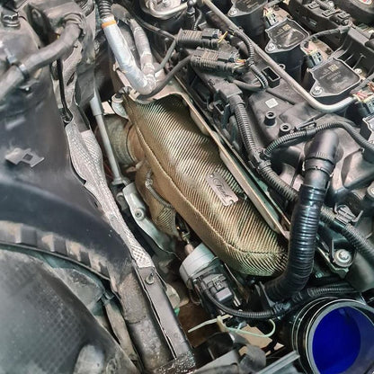 FUNK MOTORSPORTS：ファンクモータースポーツ　TOYOTA GRスープラ：B58エンジン　ターボブランケット
