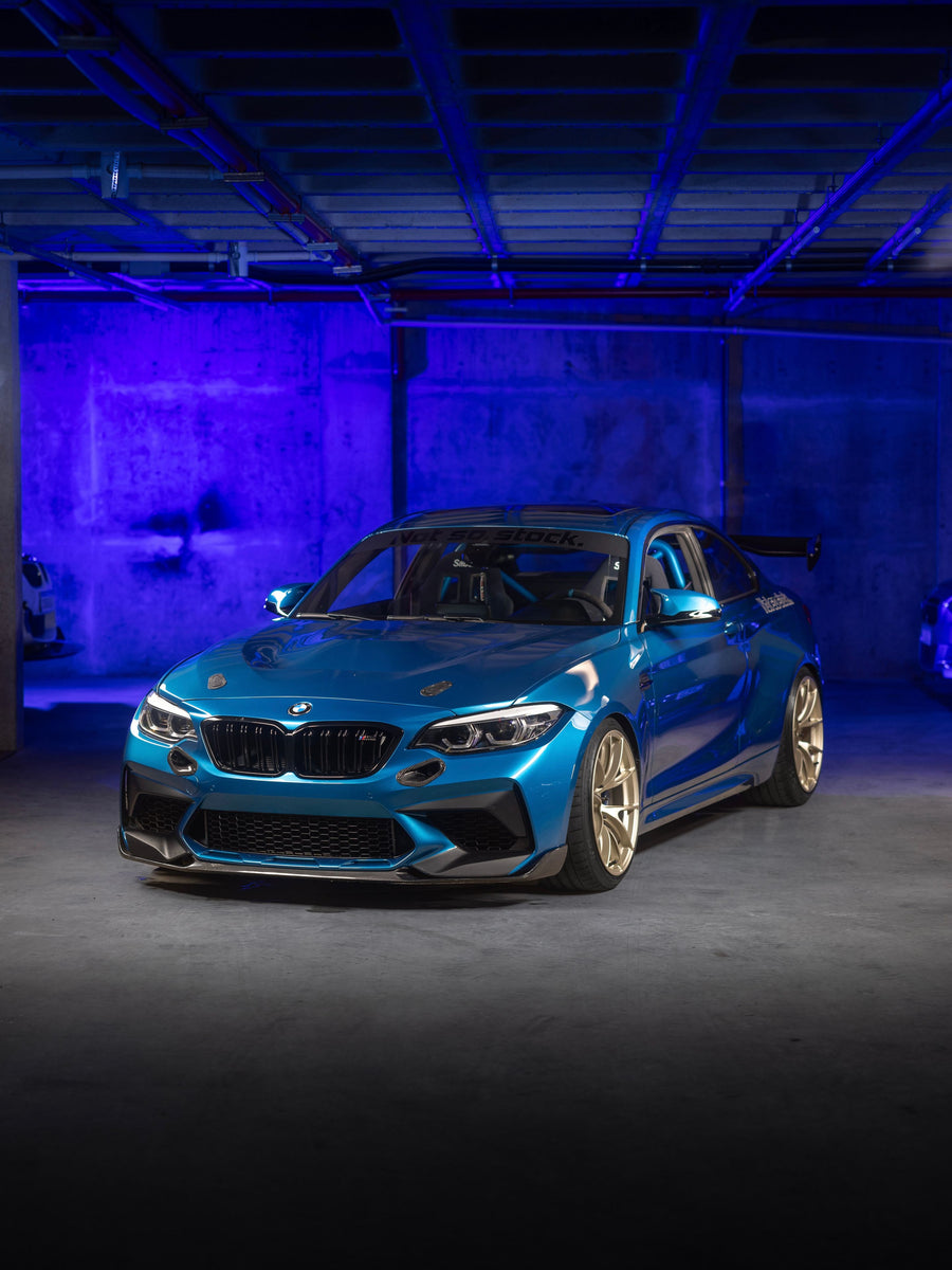 BMW M2 F87 に APEX VS-5RS F:19x9.5J ET22 / R:19x10.5J ET45 を装着