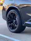 BMW X4M F98 VS-5RX Satin Black F:21x9.5" ET25 / R:21x10.5" ET36 4本セット 7
