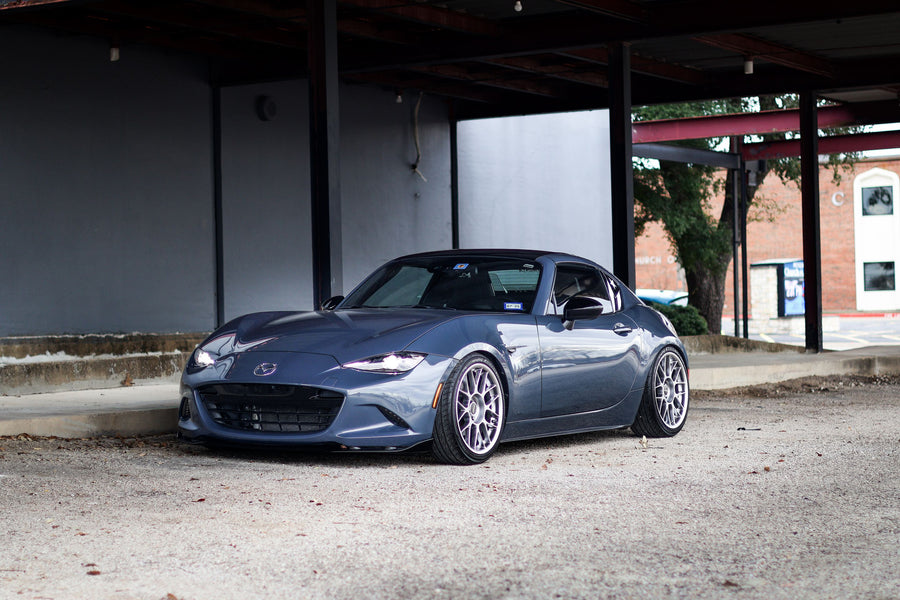 MAZDA ND ロードスター／MX-5 に APEX ARC-8 17x8J ET25 Hyper Silver を装着