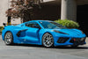 CHEVROLET コルベット C8（スティングレイ／Z51） に APEX VS-5RS F:18x10J ET42 / R:19x11.5J ET48 Brushed Clear を装着 6