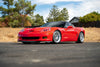 CHEVROLET コルベット C6 ワイドボディ に APEX ML-10RT F:18x10J ET32 / R:19x12J ET50 Machined Lip Race Silver を装着 4
