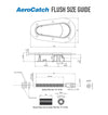 SFC AEROCATCH エアロキャッチ ベロウタイプ 鍵無し（125-2000）ブラック 1セット
