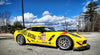 CHEVROLET コルベット C7 ワイドボディ に APEX VS-5RS F:18x11J ET38 / R:18x12.5J ET52 Brushed Clear を装着