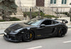 PORSCHE 718 ケイマン GT4 RS に APEX VS-5RS 20x9J ET53 / 20x11J ET50 PSCL サテンブラックを装着
