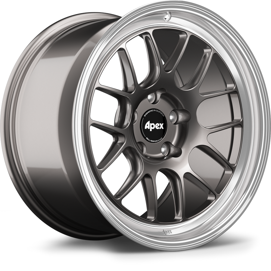 APEX ML-7RT 18x10.5" ET22 5x120mm | BMW 1/2/3/4/5/Mシリーズ (F8x/F3x) - マシンドリップ アンスラサイト