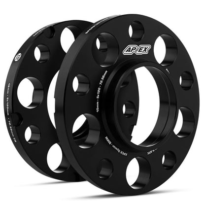 APEX：GR86/86/BRZ用ホイールスペーサー：5x100mm：3mm/5mm/12mm/15mm：シルバー/ブラック