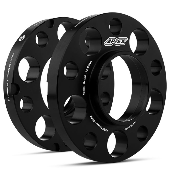 APEX：GR86/86/BRZ用ホイールスペーサー：5x100mm：3mm/5mm/12mm/15mm：シルバー/ブラック