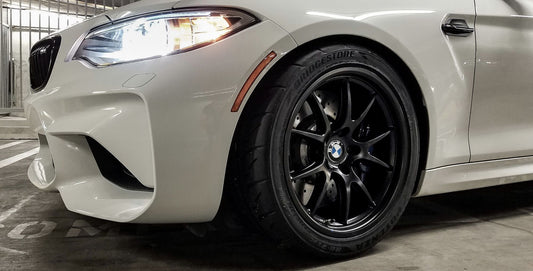 BMW M2 F87 FL-5 Satin Black 18x9.5" ET35 4本セット 2