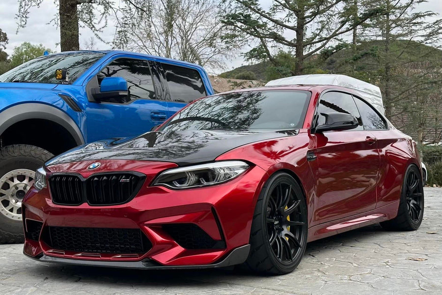 BMW M2 F87 に APEX SM-10 F:19x9.5J ET28 / R:19x10.5J ET45 を装着