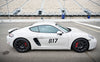 APEX SM-10 装着の PORSCHE 718 ケイマン S ホイールアップ