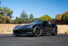 CHEVROLET コルベット C7 ワイドボディ に APEX SM-10RE F:18x12J ET46 / R:18x13J ET56 Satin Black を装着