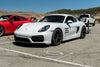 PORSCHE 981 ケイマン GTS に APEX VS-5RS 18x9J ET46 / 18x10.5J ET44 サテンブラックを装着