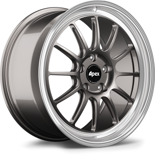 APEX SL-12RT 19x9" ET25 5x112mm | BMW M2/M3/M4 (G8x)、A90 GR Supra - マシンドリップ アンスラサイト