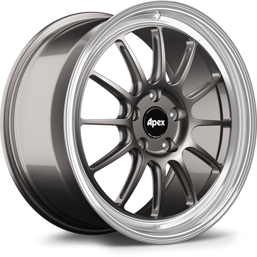 APEX SL-12RT 19x9" ET25 5x112mm | BMW M2/M3/M4 (G8x)、A90 GR Supra - マシンドリップ アンスラサイト