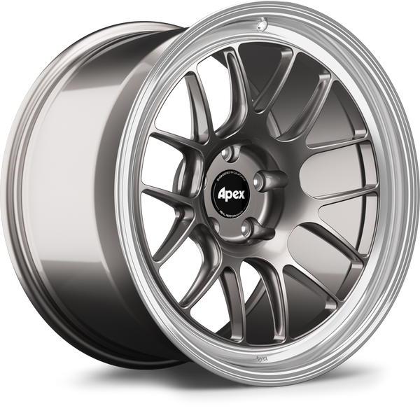 APEX ML-7RT 19x12" ET46 5x130mm | Porsche 911/Boxster/Cayman/Cayenne - マシンドリップ アンスラサイト