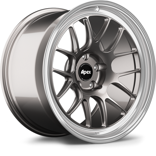 APEX ML-7RT 19x11" ET44 5x120mm | BMW 1/2/3/4/5/Mシリーズ (F8x/F3x) - マシンドリップ アンスラサイト