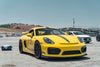 PORSCHE 981 ケイマン GT4 に APEX SM-10 19x9J ET50 / 19x10.5J ET44 サテンブラックを装着
