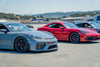 APEX EC-7RS サテンブラック 装着例 PORSCHE 718 ケイマン GT4 サイドビュー