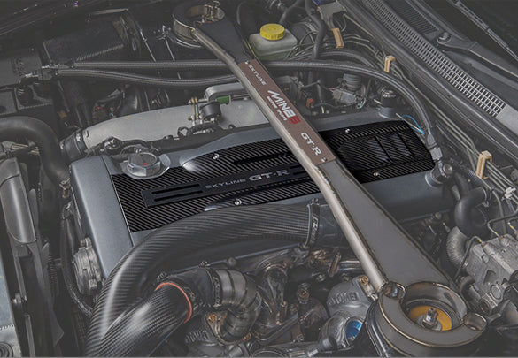 PROTOKRAFT – ベンテッドカーボンコイルカバー – Skyline GT-R RB26（R32 / R33 / R34）