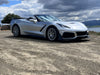 CHEVROLET コルベット C7 ナローボディ に APEX EC-7 F:18x10J ET58 / R:19x11J ET78 Race Silver を装着