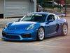 PORSCHE 981 ケイマン GT4 に APEX VS-5RE 18x9J ET41 / 18x10.5J ET47 レースシルバーを装着