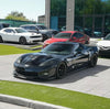 CHEVROLET コルベット C6 ワイドボディ に APEX SM-10 F:18x11J ET38 / R:18x12.5J ET52 Satin Black を装着 2