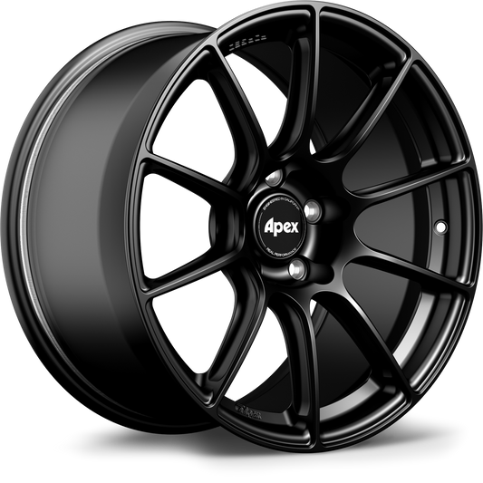 APEX SM-10RS 鍛造ホイール サテンブラック 単体画像
