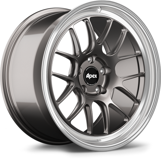 APEX ML-7RT 19x10" ET38 5x112mm | BMW M2/M3/M4 (G8x)、A90 GR Supra - マシンドリップ アンスラサイト