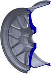 APEX ML-7RT 18x9.5" ET22 5x120mm | BMW 1/2/3/4/5/Mシリーズ (F8x/F3x) - フロントプロファイル