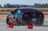 FORD マスタング S197 に APEX EC-7 18x10J ET40 Satin Black を装着 3