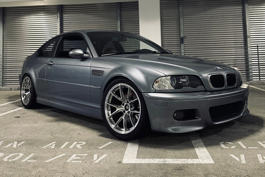 BMW M3 E46 に APEX VS-5RS 18x9.5J ET22 を装着