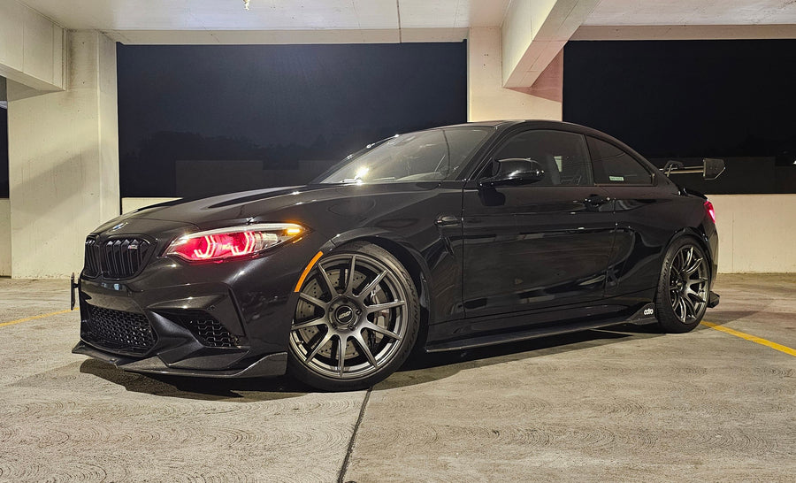 BMW M2 F87 に APEX SM-10RS F:19x9.5J ET22 / R:19x10.5J ET45 を装着