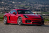 APEX EC-7RS 装着の PORSCHE 981 ケイマン GT4 リアビュー